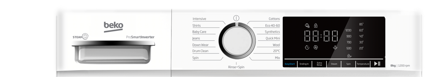 Beko BWC8121W Freestanding 8kg 1200rpm Washing Machine - White