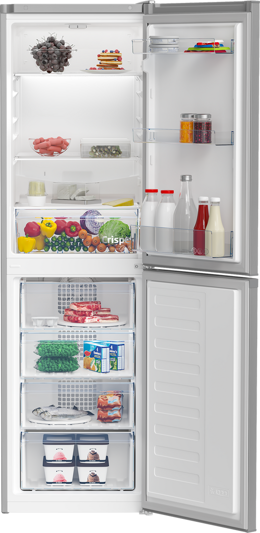 Beko CCFM4582S 54cm 50/50 Frost Free Fridge Freezer - Silver