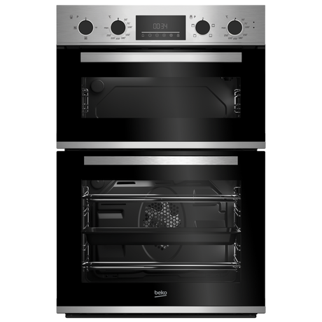 Beko CDFY22309X 60cm Built In Double Oven - Stainless Steel