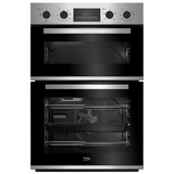 Beko CDFY22309X 60cm Built In Double Oven - Stainless Steel