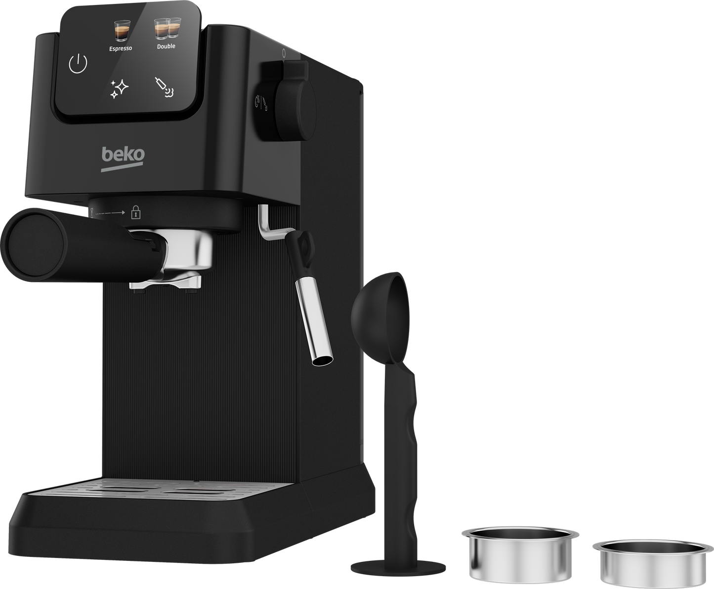 Beko CEP5302B Beko CaffeExperto Manual Espresso with Steam Wand - Black