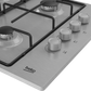 Beko CIHYG21SX 61cm Gas Hob - Stainless Steel