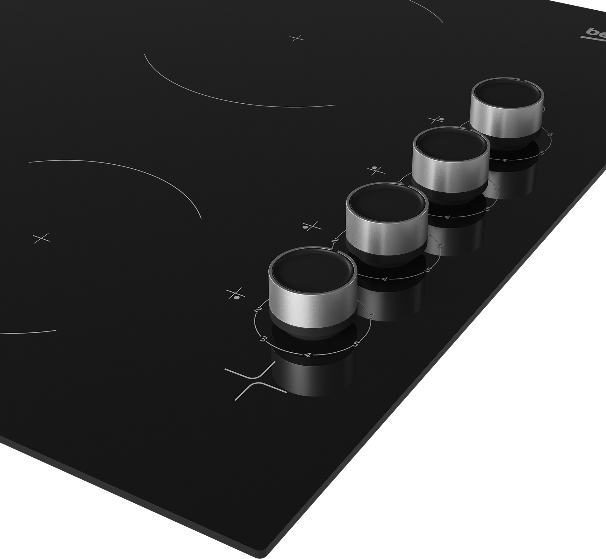 Beko CIHYV21B 58cm Ceramic Hob - Black