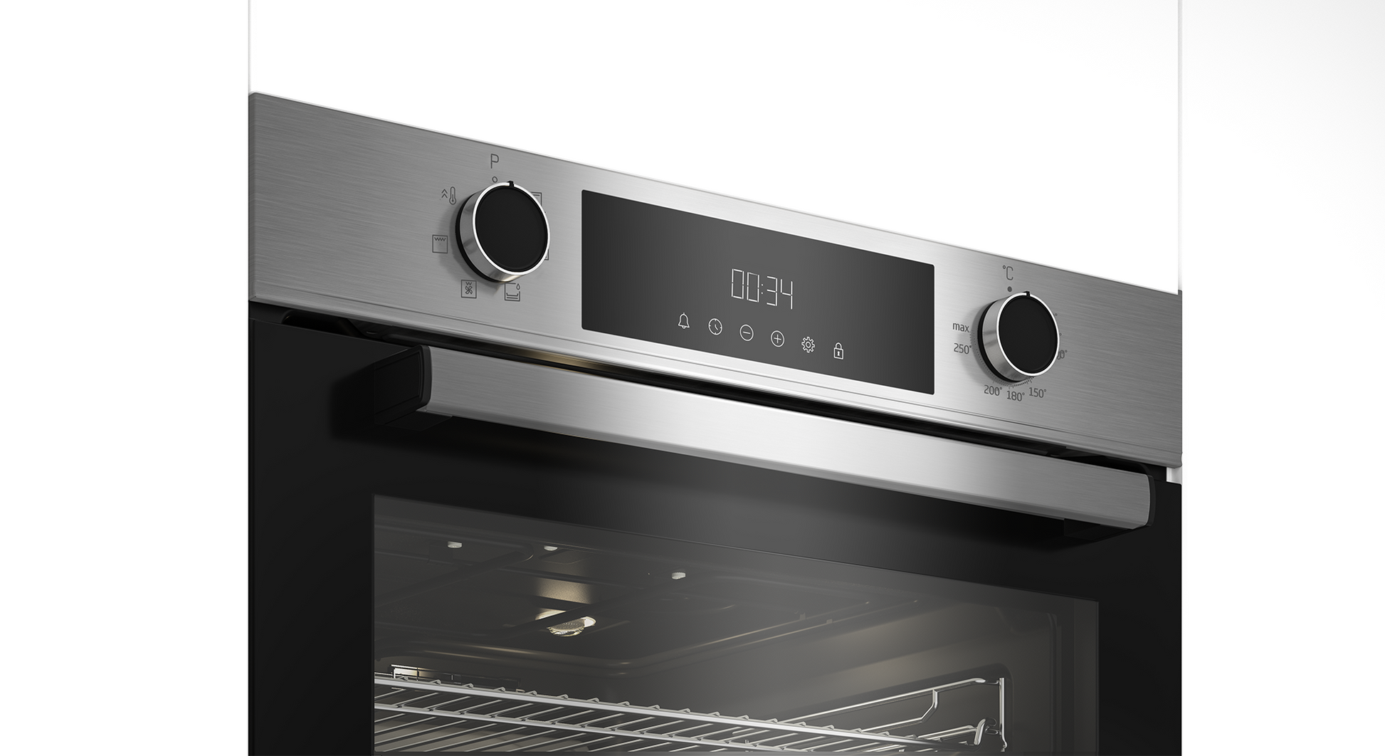 Beko AeroPerfect CIMY91X 60cm Built In Single Multi - function Oven - Stainless Steel