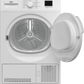 Beko DTLCE80041W 8kg Condenser Tumble Dryer - White