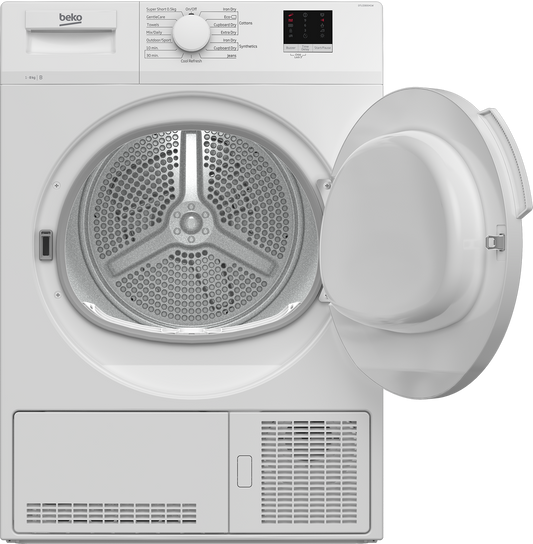 Beko DTLCE80041W 8kg Condenser Tumble Dryer - White