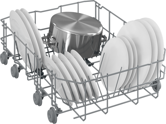 Beko DVS05C20W Slimline Dishwasher - White - 10 Place Settings