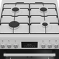 Beko EDG6231W 60cm Double Oven Gas Cooker with Gas Hob - White