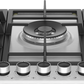 Beko HIAW75225SXE 75cm Gas Hob with Front Knob Controls - Stainless Steel