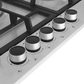 Beko HIAW75225SXE 75cm Gas Hob with Front Knob Controls - Stainless Steel
