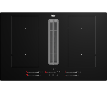 Beko HIXI84700UP 82cm Hob Extractor - Black