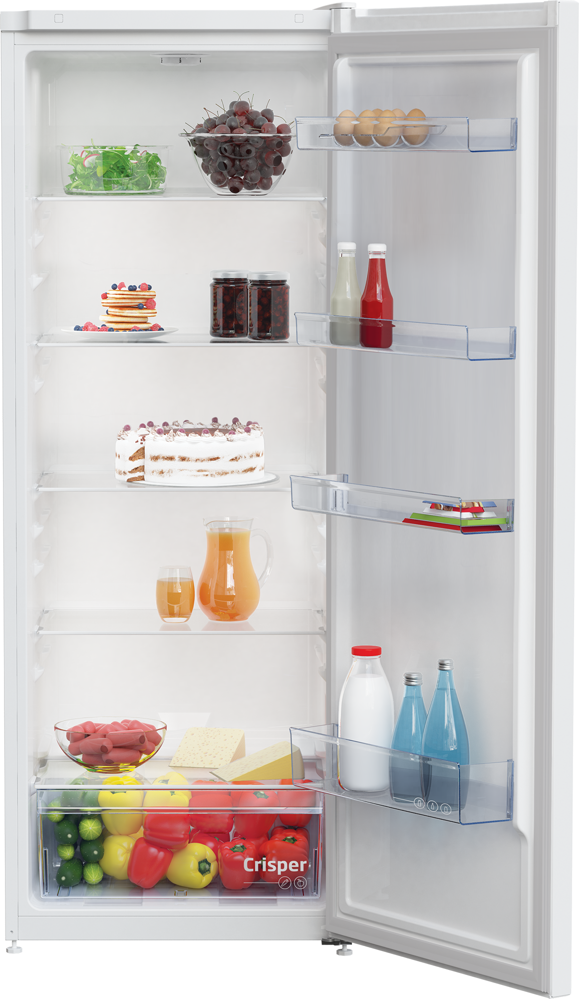 Beko LSG4545W 54cm Tall Larder Fridge - White