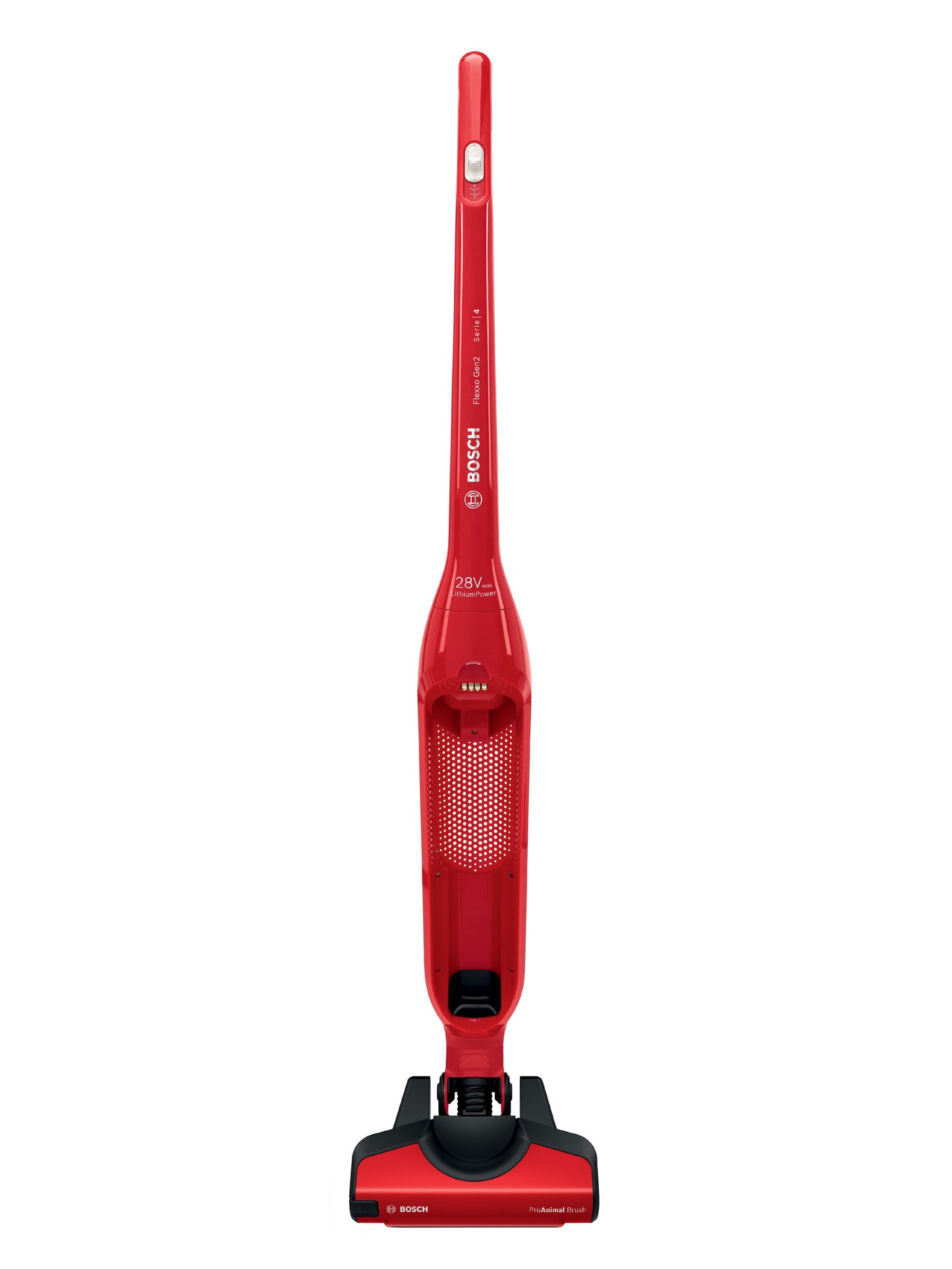 Bosch BBH3ZOOGB Serie 4 ProAnimal 2-in-1 Cordless Vacuum Cleaner - 55 Minutes Run Time - Red