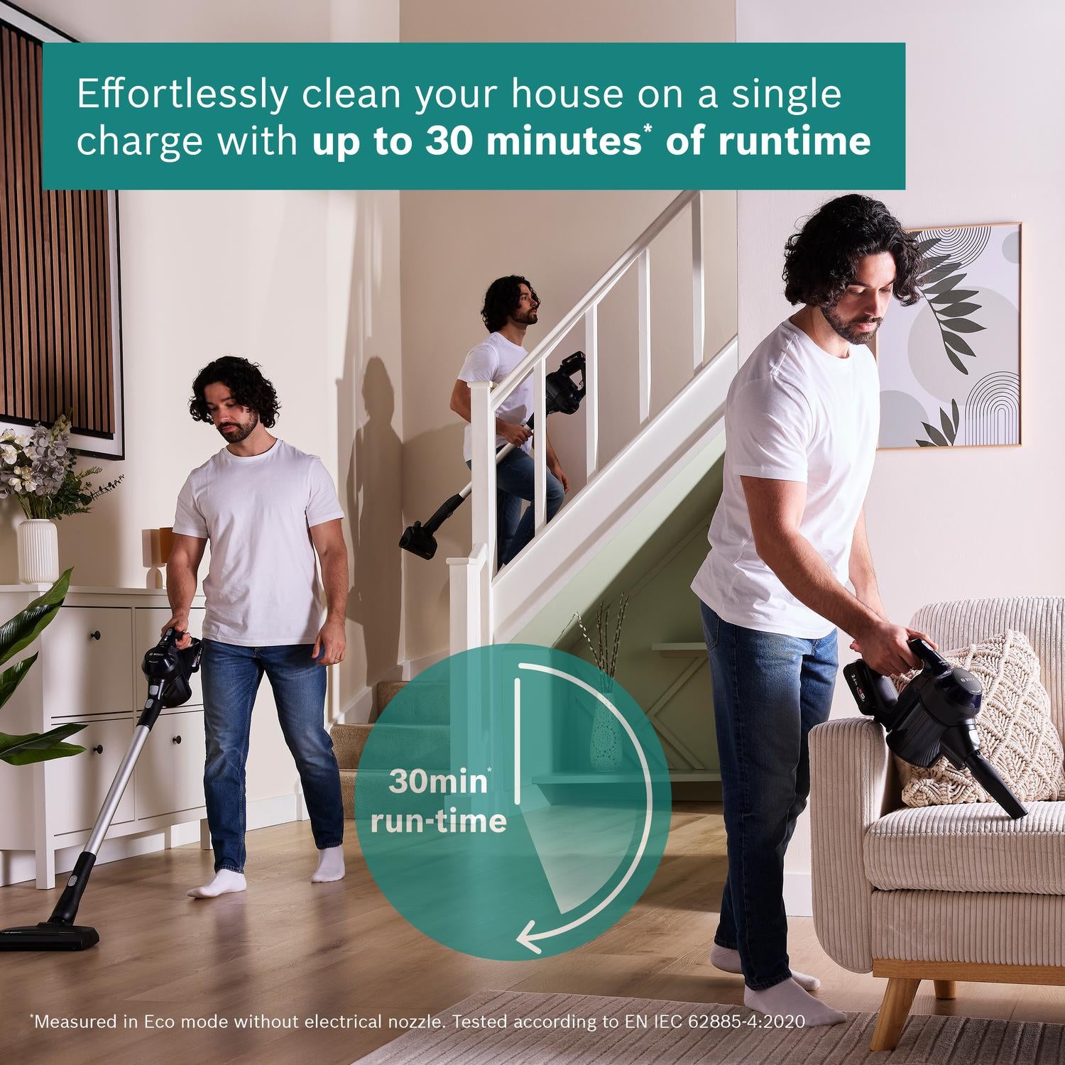 Bosch BBS611GB Cordless Vacuum Cleaner - 30 Minute Run Time