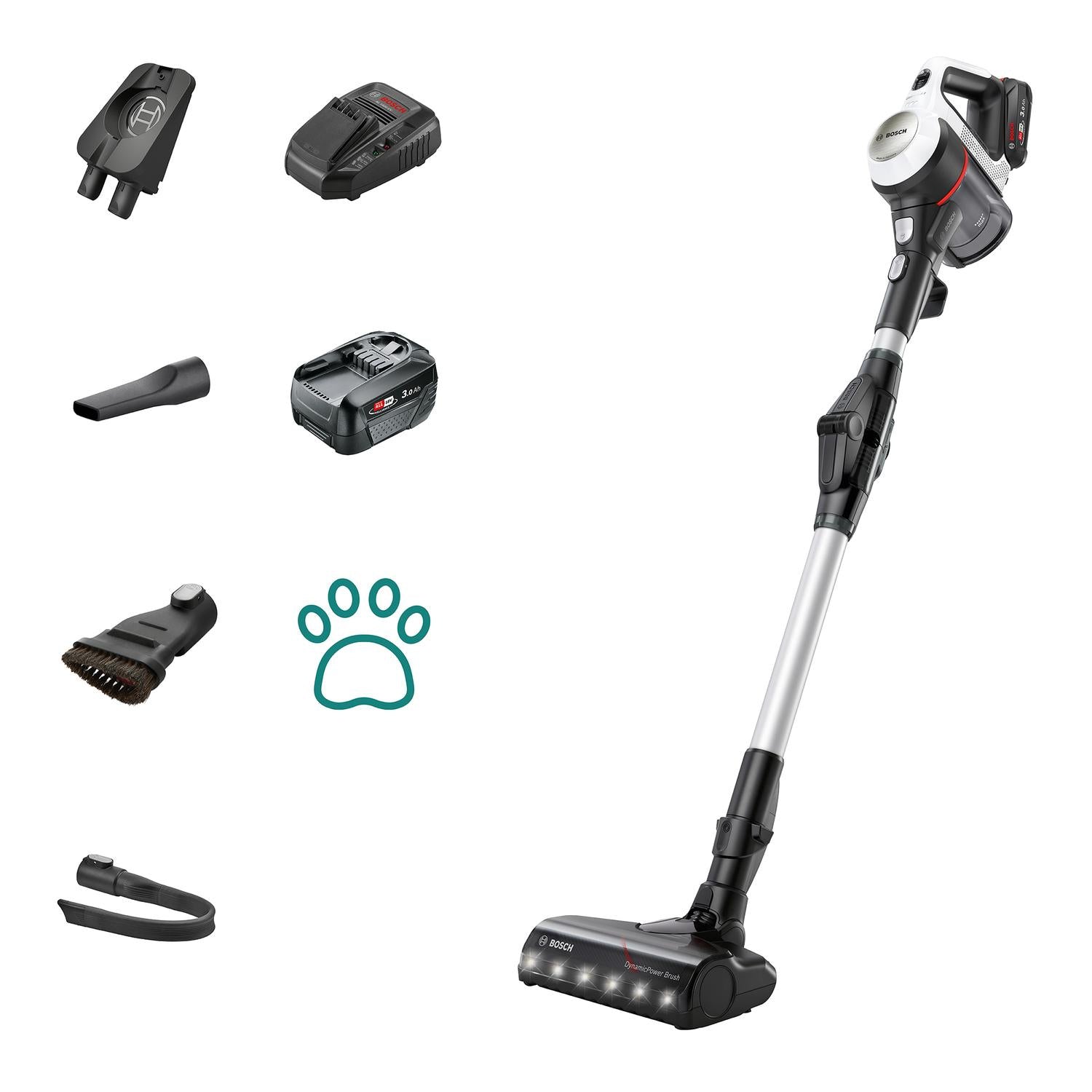 Bosch Unlimited 7 BCS712GB Cordless Vacuum Cleaner - White & Black