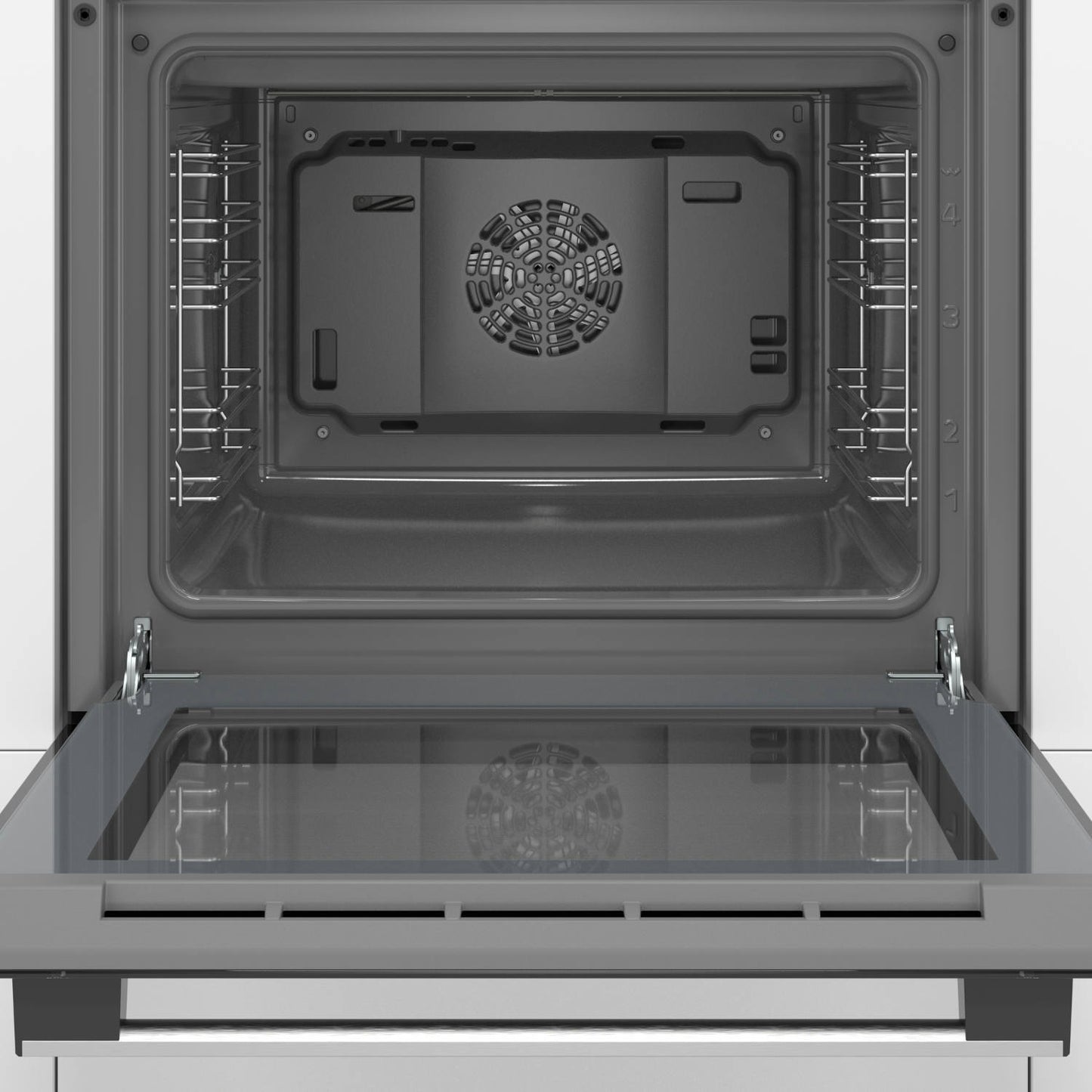 Bosch HHF113BA0B 59.4cm Built In Electric Single Oven With 3D Hot Air - Black