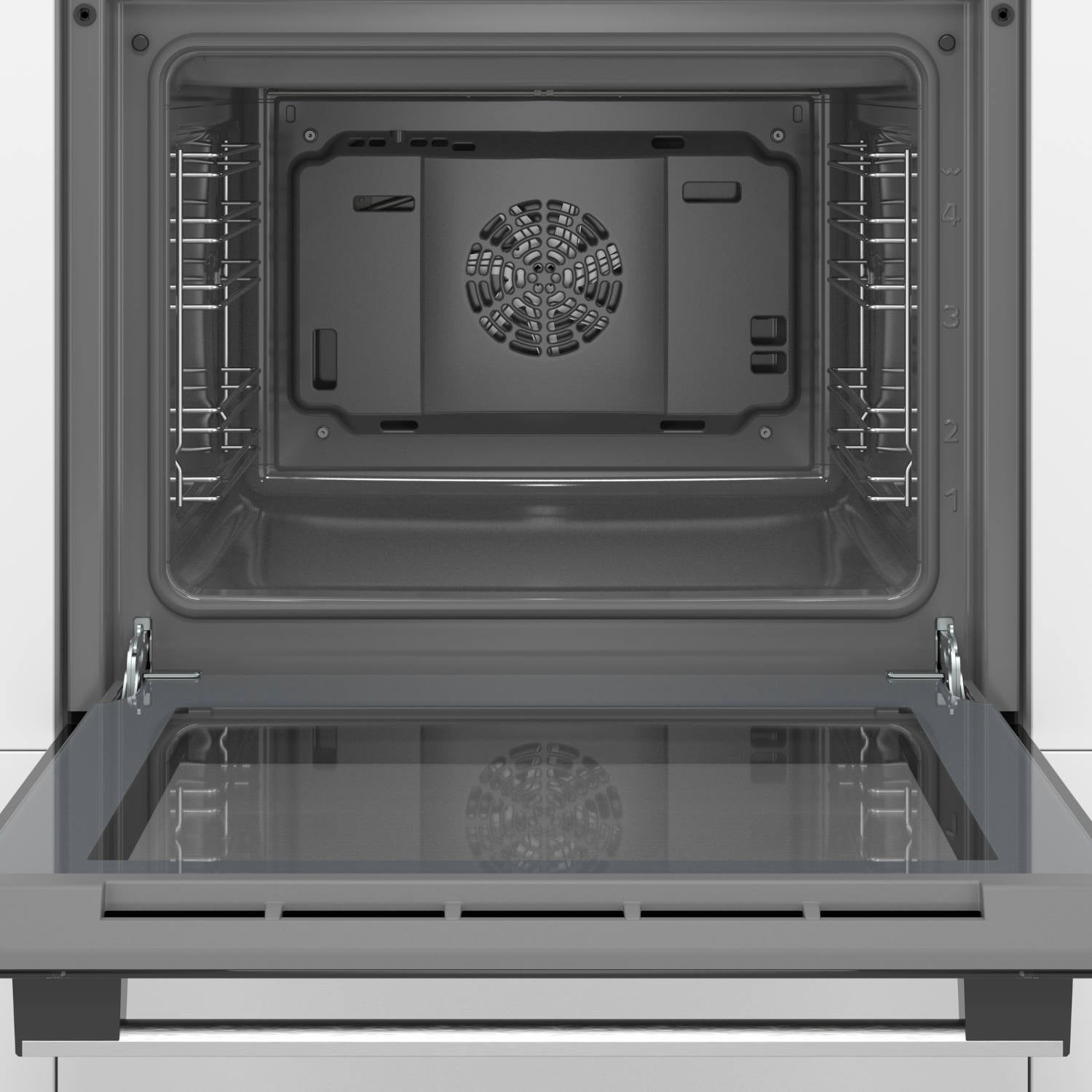 Bosch HHF113BA0B 59.4cm Built In Electric Single Oven With 3D Hot Air - Black