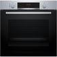 Bosch HQA534BS3B 59.4cm Built In Electric Single Oven - Stainless Steel