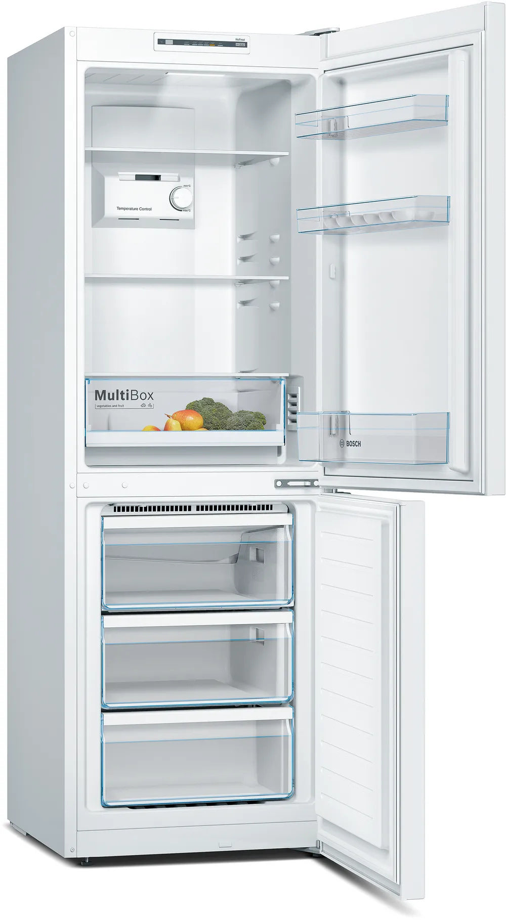 Bosch KGN33NWEBG 60cm 50/50 No Frost Fridge Freezer - White