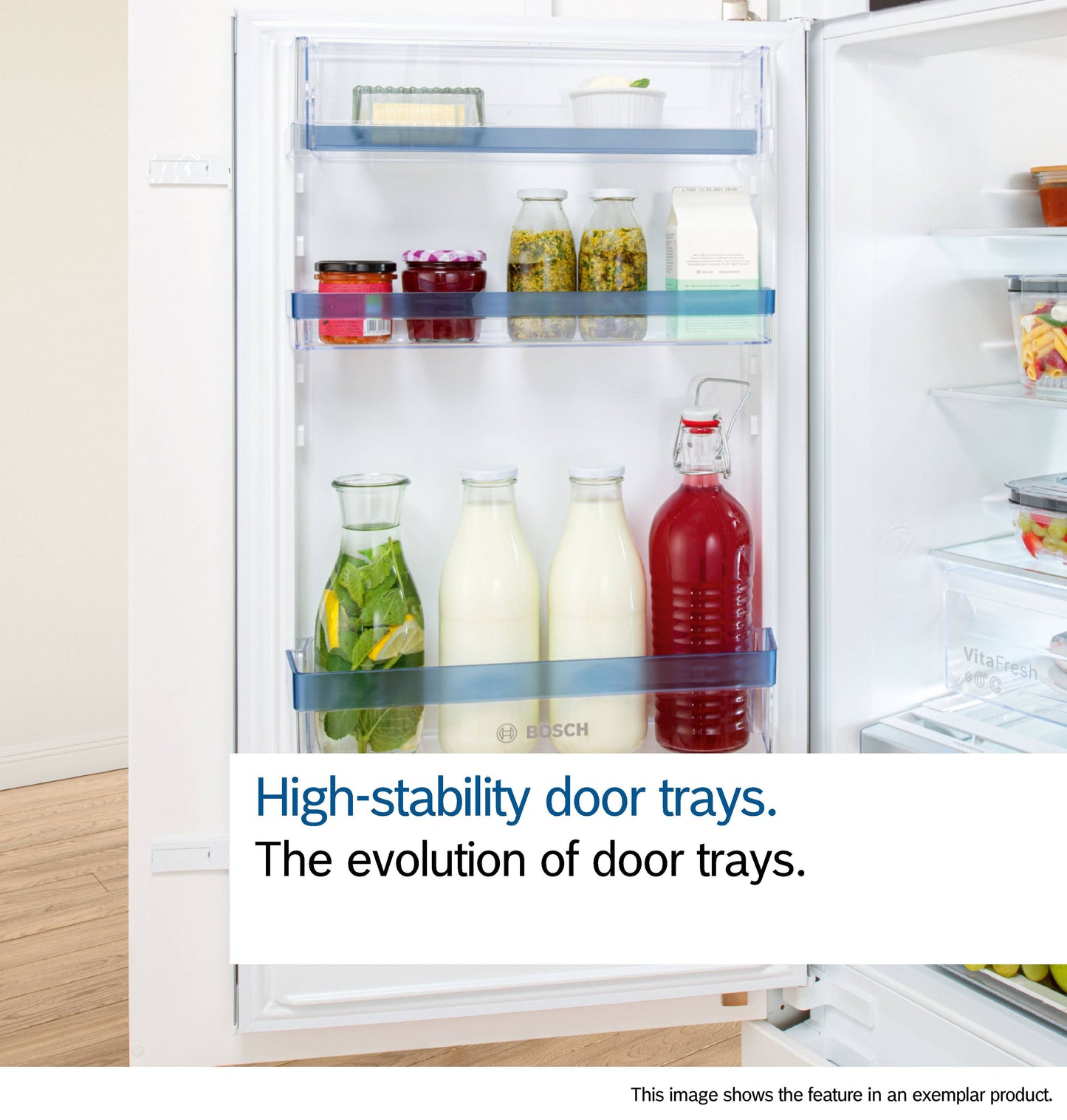 Bosch KIR81VFE0G 54.1cm Integrated Tall Larder Fridge