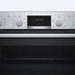 Bosch MBA533BS3B Series 4- 60cm Built In Double Oven - Stainless Steel