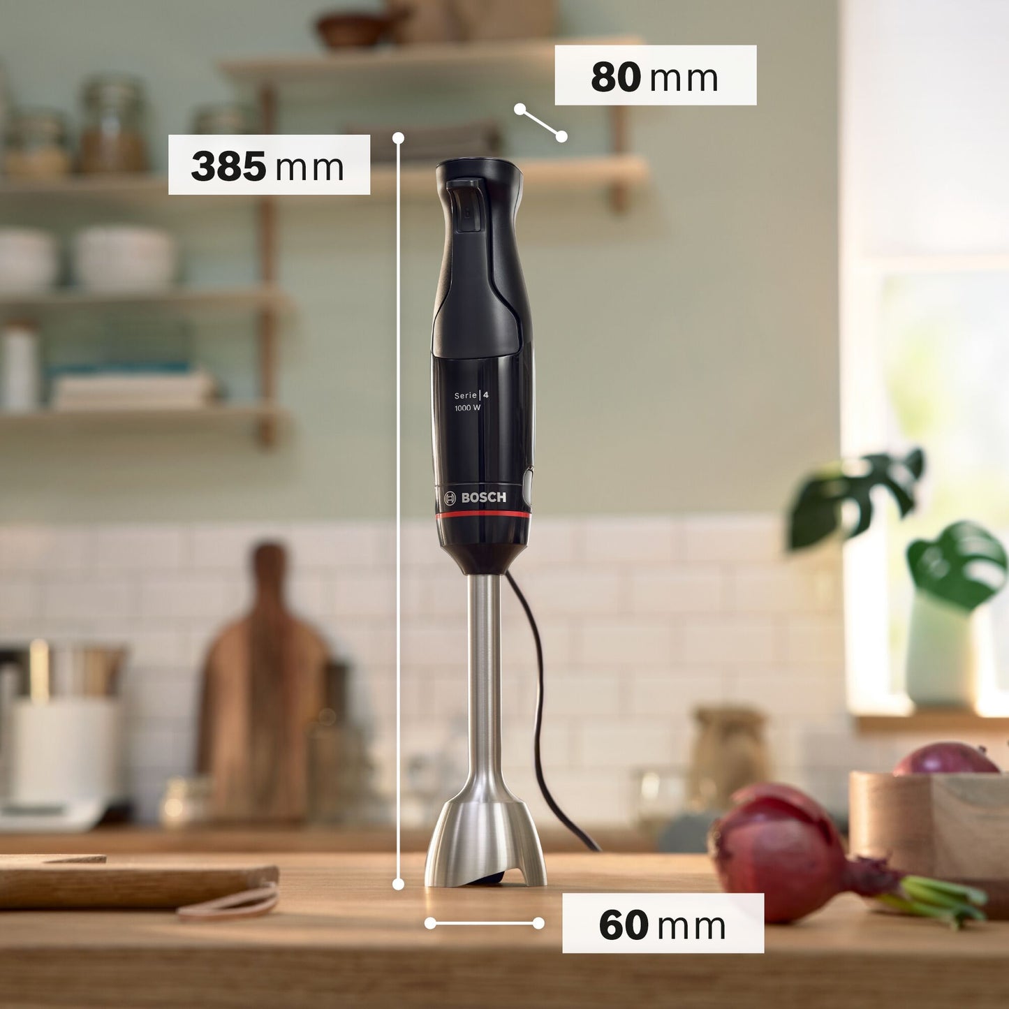BOSCH Series 4 Ergomaster MSM4B624GB Hand Blender - Anthracite