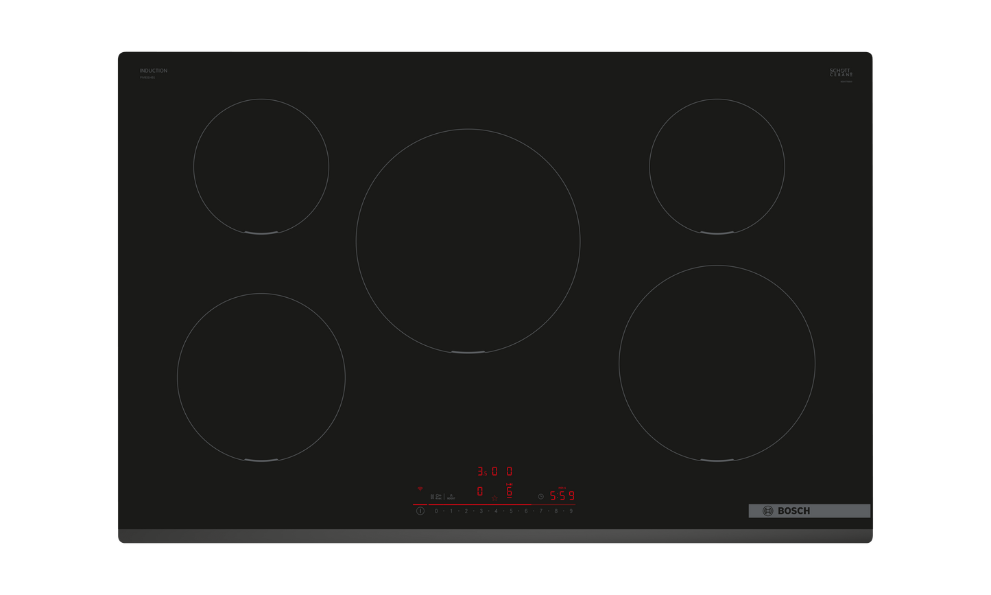 Bosch PIV831HB1E 80.2cm Induction Hob - Black