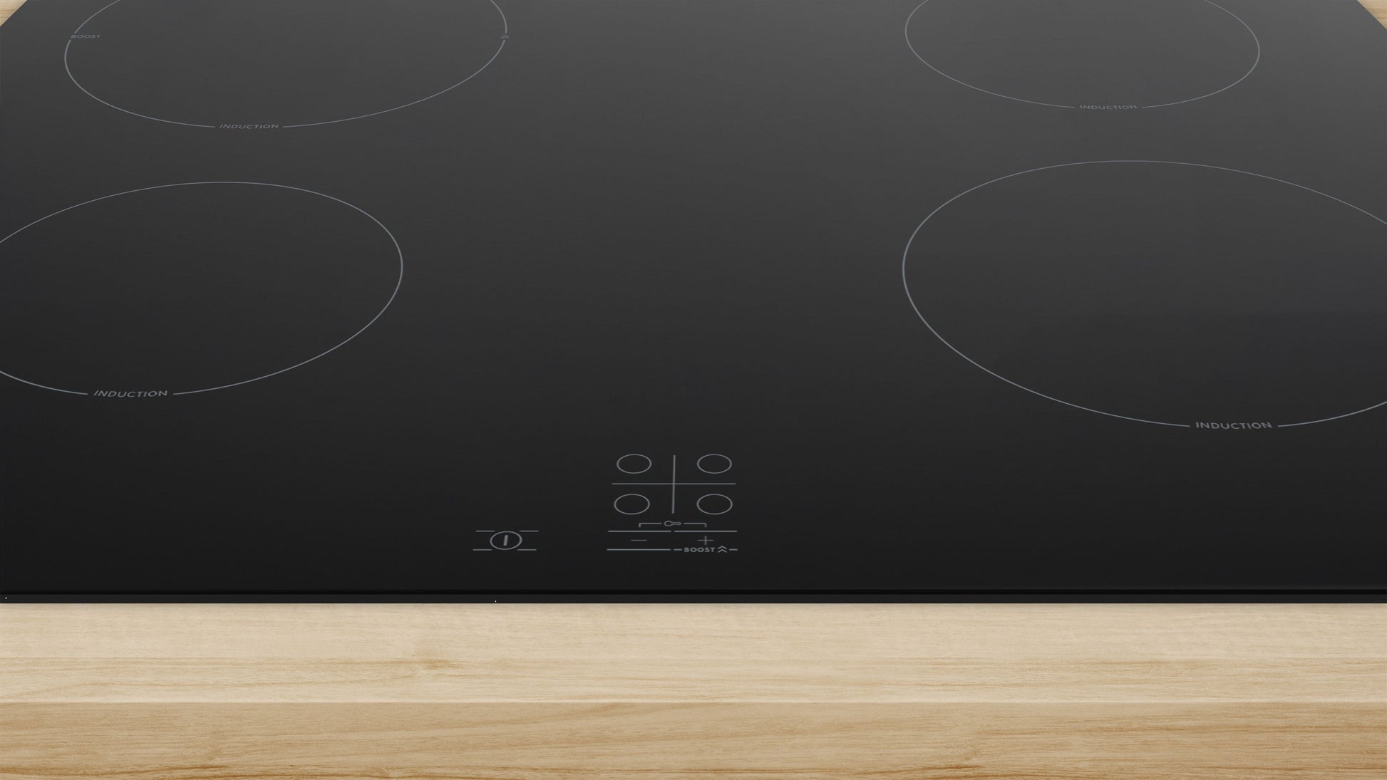 Bosch PUG61RAA5B 59.2cm Plug & Play Induction Hob - Black