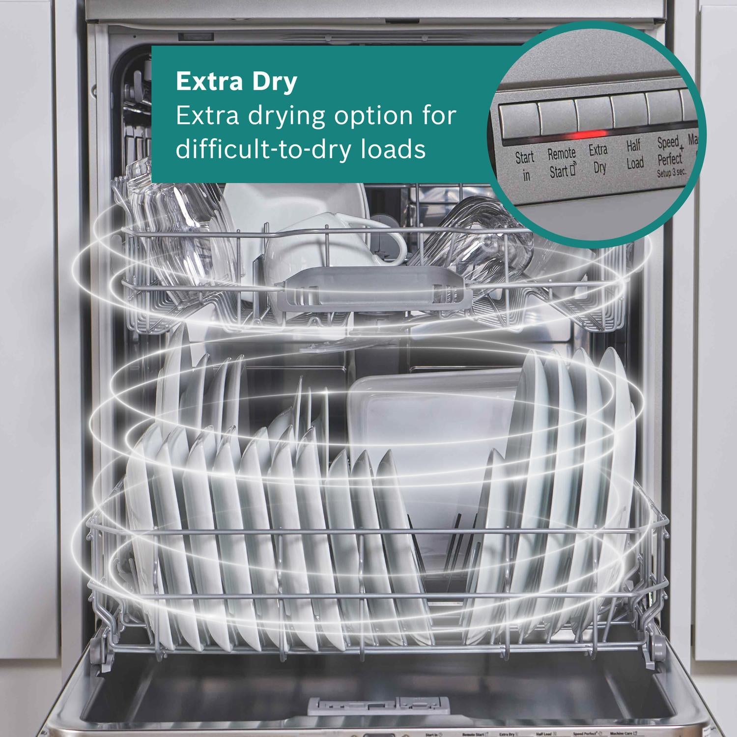Bosch SMH4HVX14G Series 4 Integrated Dishwasher - 14 Place Settings