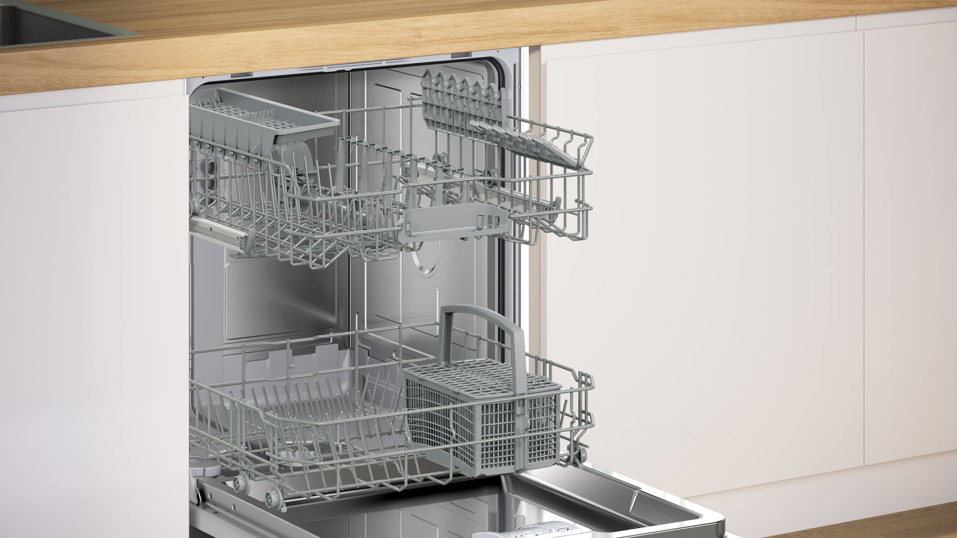 Bosch SMV2HTX02G Built In Dishwasher - 13 Place Settings - White