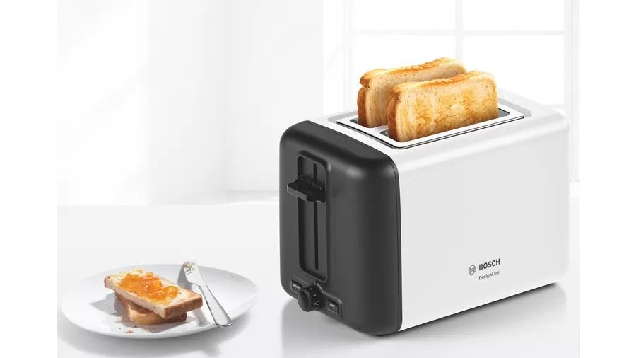 Bosch TAT3P421GB 2 Slice Toaster - White