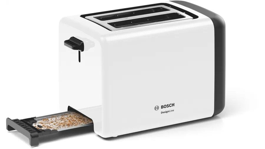 Bosch TAT3P421GB 2 Slice Toaster - White