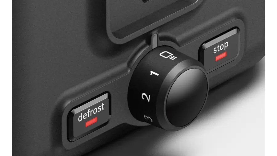 Bosch TAT3P423GB 2 Slice Toaster - Black