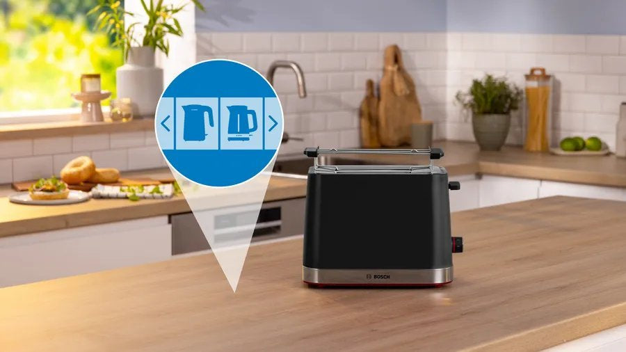 Bosch TAT4M223GB 2 Slice Toaster - Black