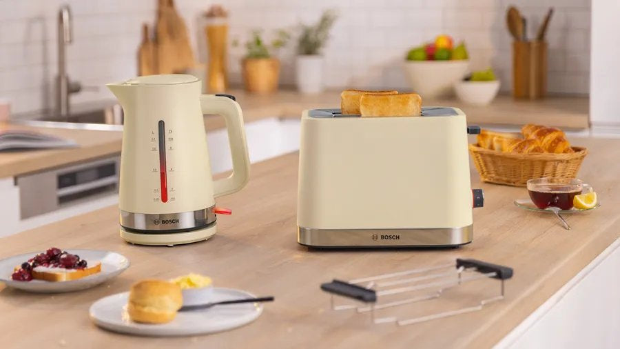 Bosch TAT4M227GB 2 Slice Toaster - Cream