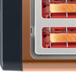 Bosch TAT4P449GB 4 Slice Toaster - Copper