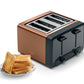 Bosch TAT4P449GB 4 Slice Toaster - Copper