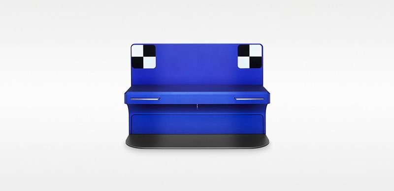 Dyson 360VISNAV Robot Vacuum Cleaner  - 65 Minutes Run Time - Moulded Blue/Nickel