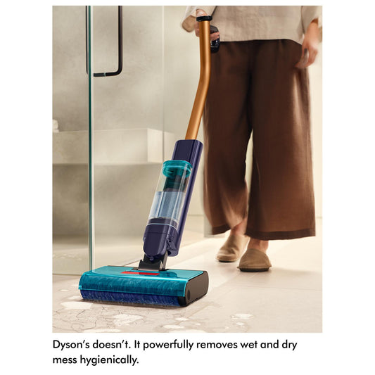 Dyson CLEANWASHHYG Cordless Clean & Wash Vacuum - 45 Minutes Run Time - Gold/Blue