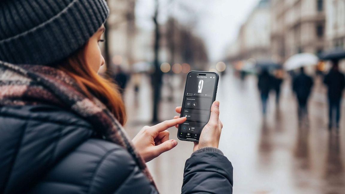 Dyson 330HF1 Hot+Cool Remote Link Pre-heat heater and Cooling Fan - White/Nickel