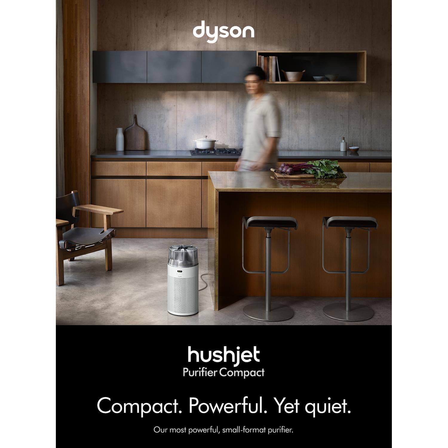 Dyson HJ10 Hush Jet Purifier - White/Silver