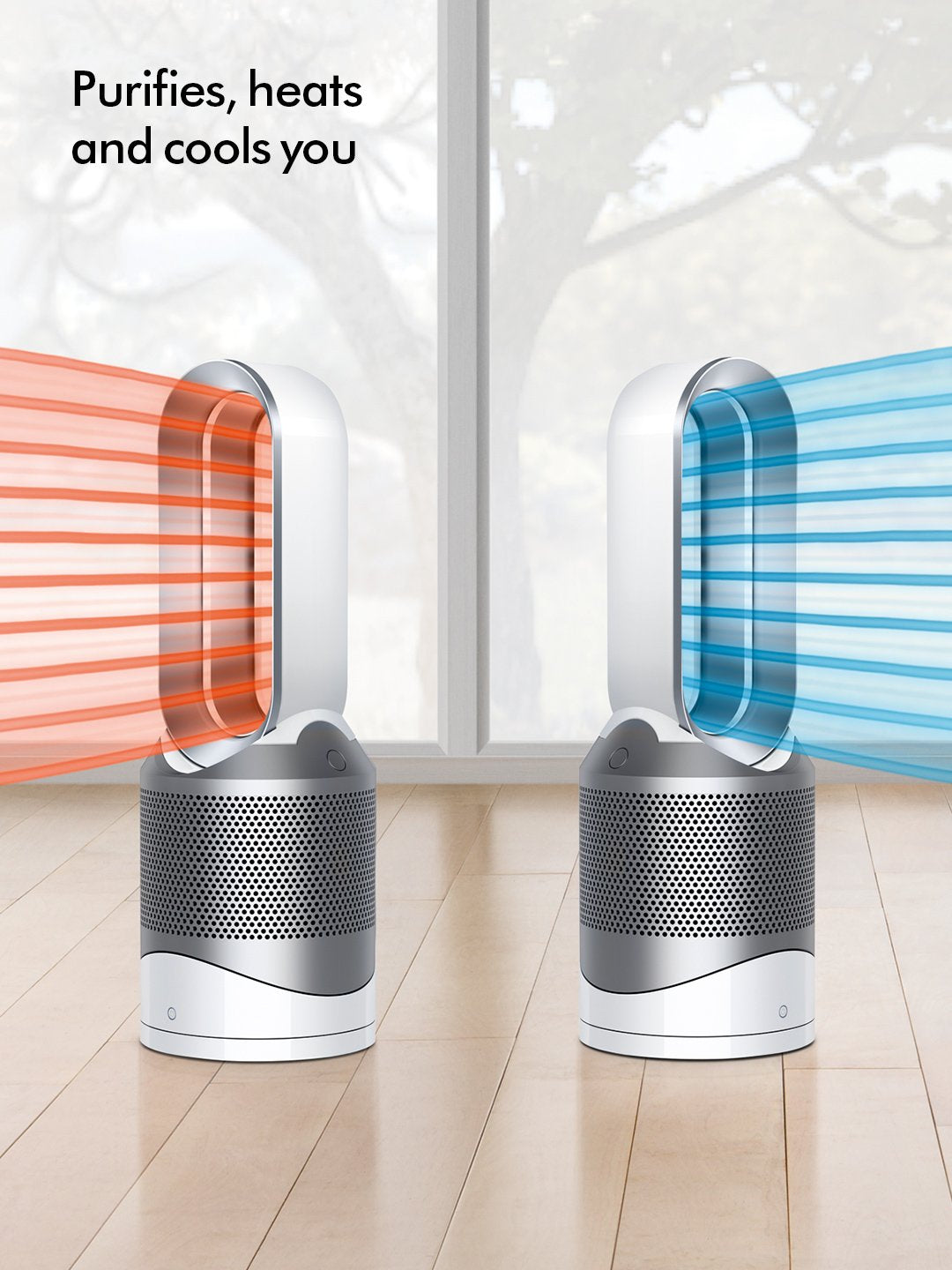 Dyson HP00 Heating & Cooling Pure Hot & Cool Air Purifier - White