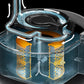 Dyson PH3A Purifier Humidify & Cool Auto React