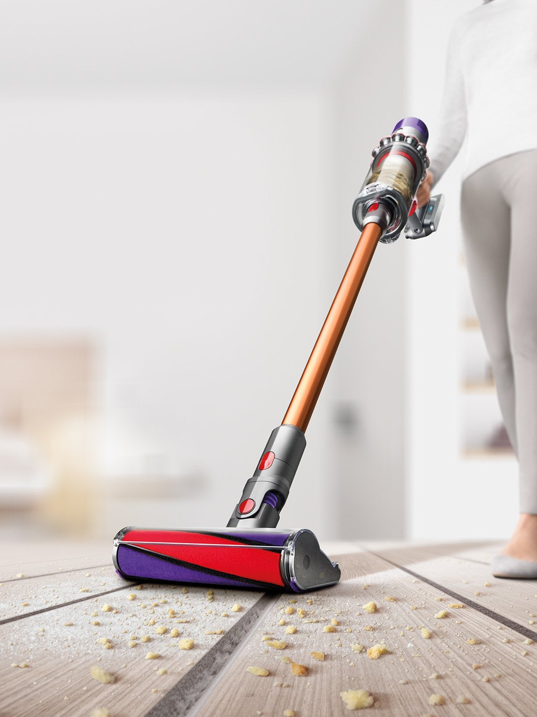 Dyson V10ABSOLUTENEW Cordless Stick Vacuum Cleaner - 60 Minutes Run Time - Copper