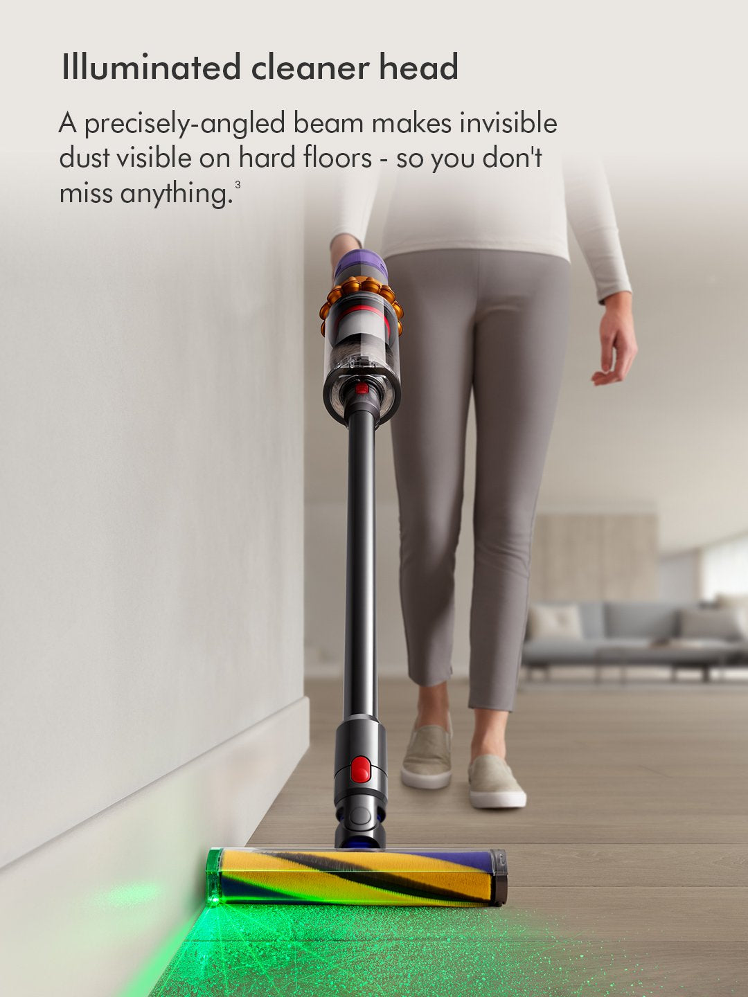 Dyson V15-2024 Cordless Vacuum - 60 Minutes Run Time - Yellow/Nickel