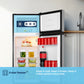 Fridgemaster MTM48120ES 70/30 Fridge Freezer - Silver