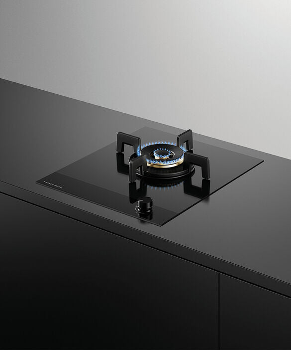 Fisher & Paykel CG451DLPGB4 1 Burner Gas on Glass Hob - Black