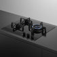 Fisher & Paykel CG603DLPGB4 60cm 3 Burner Gas Hob - Black Glass