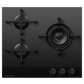 Fisher & Paykel CG603DNGGB4 60cm 3 Burner Gas Hob - Black Glass