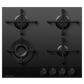Fisher & Paykel CG604DLPGB4 60cm  4 Burner Gas Hob in Black Glass